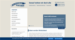 Desktop Screenshot of estrichbau-fischer.de